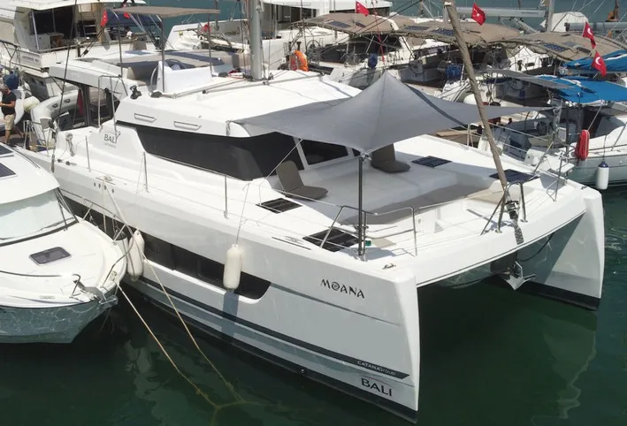 Moana, a Bali Catspace catamaran at Fethiye, Turkey