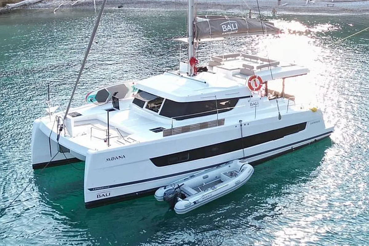Moana, a Bali Catspace catamaran at Fethiye, Turkey