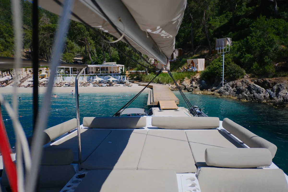 Moana, a Bali Catspace catamaran at Fethiye, Turkey