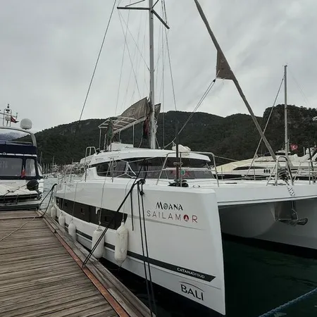Moana, a Bali Catspace catamaran at Fethiye, Turkey