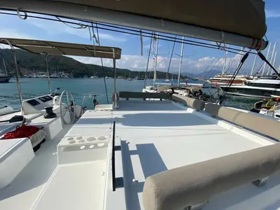 Moana, a Bali Catspace catamaran at Fethiye, Turkey