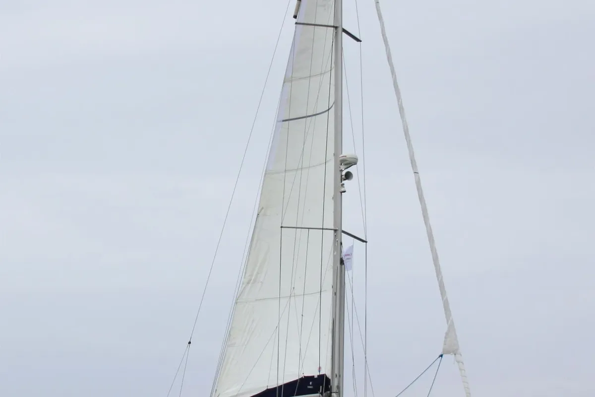 Baltic Sun, a Jeanneau Sun Odyssey 43 sailboat at Flensburg, Germany