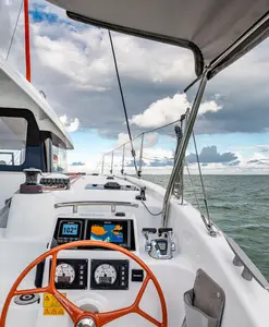 Cockpit of Excess 11, a Excess 11 catamaran at Pa Khlok, Thailand