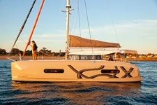 Exterior view of Excess 11, a Excess 11 catamaran at Pa Khlok, Thailand