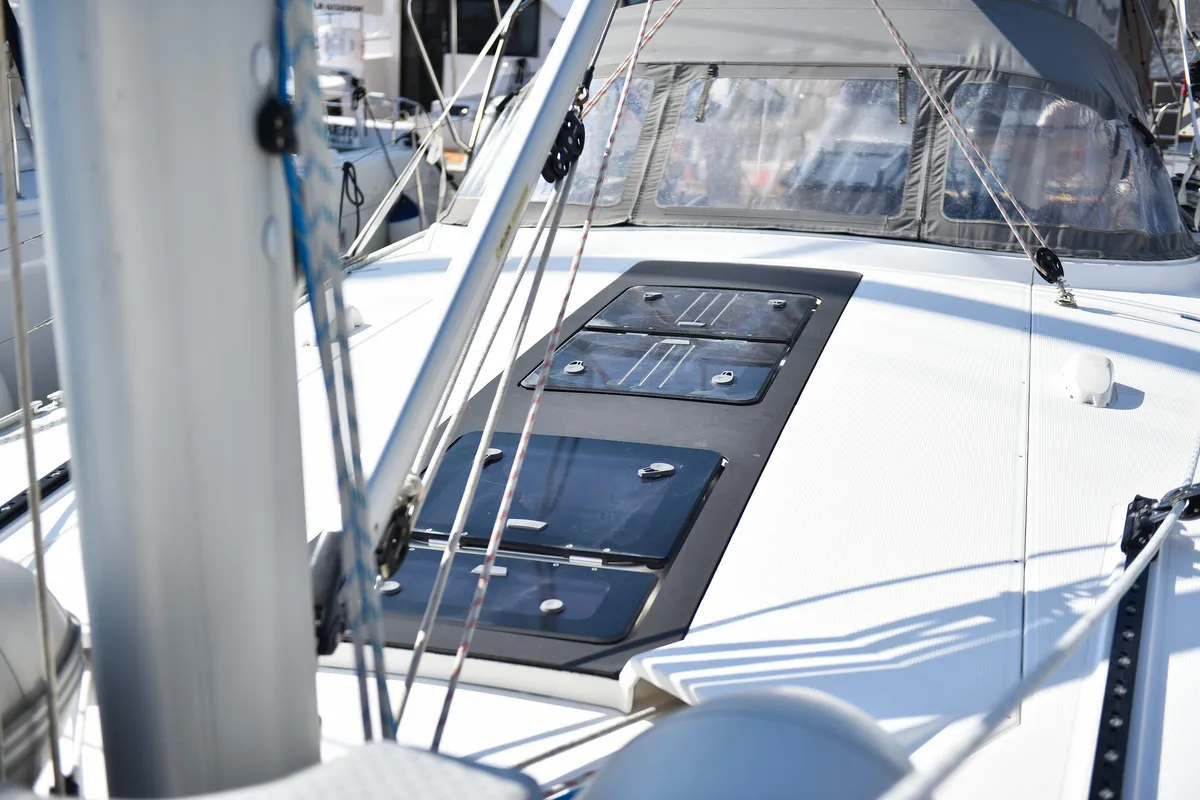 Fat Boy, a Bavaria Cruiser 56 sailboat at Zadar, Croatia