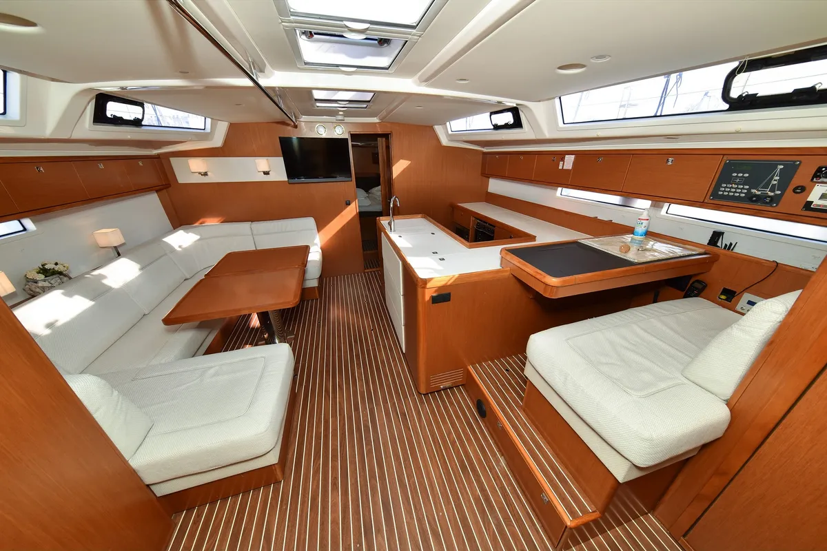 Fat Boy, a Bavaria Cruiser 56 sailboat at Zadar, Croatia