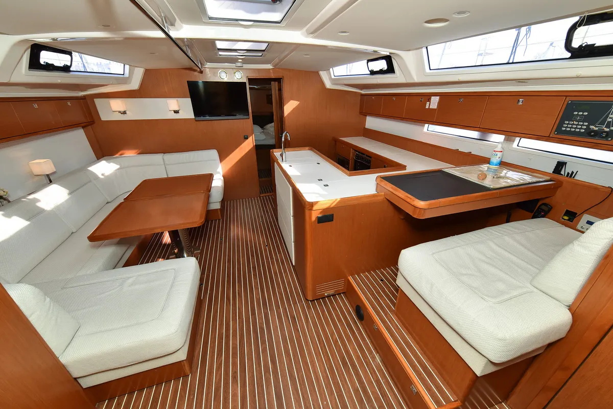 Fat Boy, a Bavaria Cruiser 56 sailboat at Zadar, Croatia
