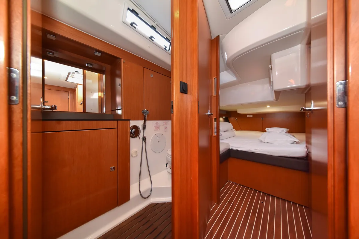 Fat Boy, a Bavaria Cruiser 56 sailboat at Zadar, Croatia