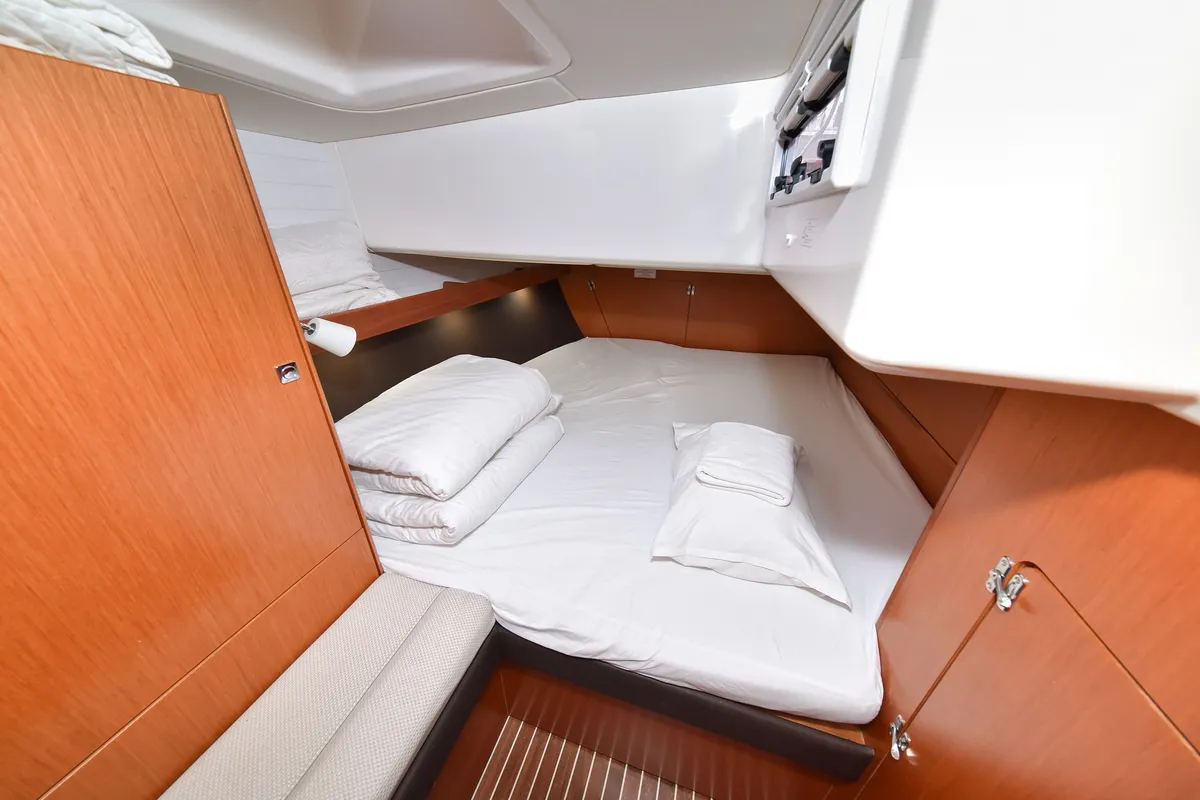 Fat Boy, a Bavaria Cruiser 56 sailboat at Zadar, Croatia