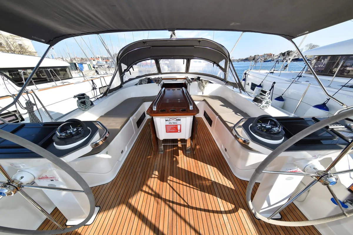 Fat Boy, a Bavaria Cruiser 56 sailboat at Zadar, Croatia