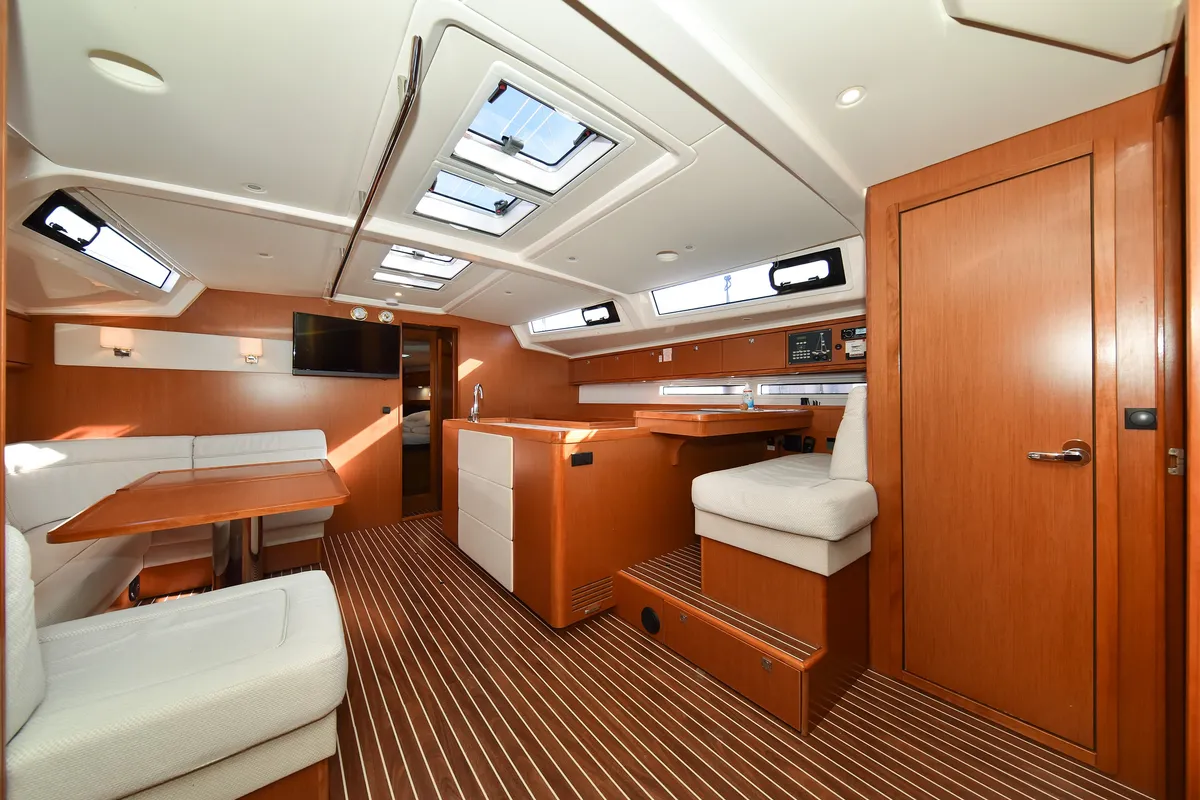 Fat Boy, a Bavaria Cruiser 56 sailboat at Zadar, Croatia