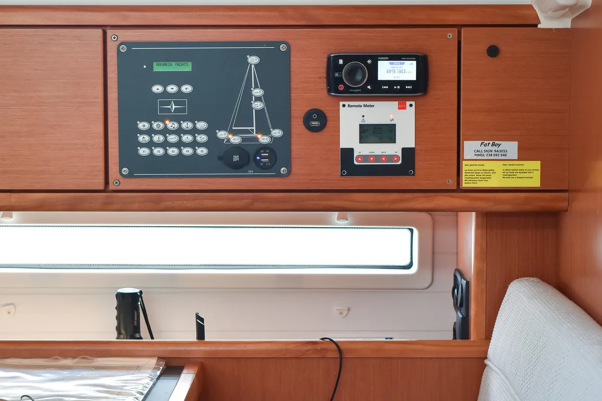 Fat Boy, a Bavaria Cruiser 56 sailboat at Zadar, Croatia
