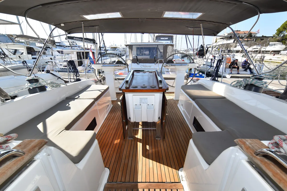 Fat Boy, a Bavaria Cruiser 56 sailboat at Zadar, Croatia