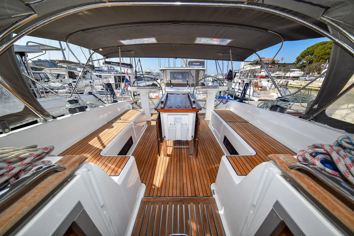 Fat Boy, a Bavaria Cruiser 56 sailboat at Zadar, Croatia