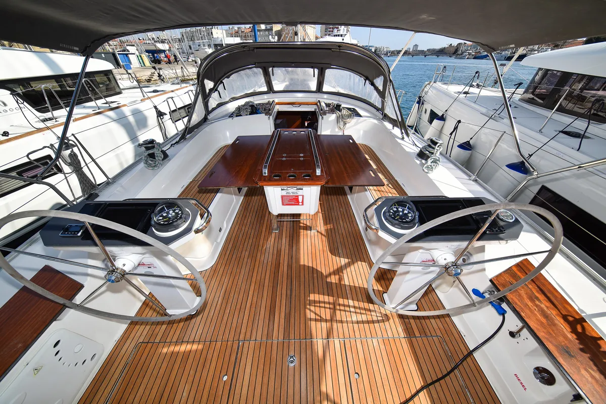 Fat Boy, a Bavaria Cruiser 56 sailboat at Zadar, Croatia