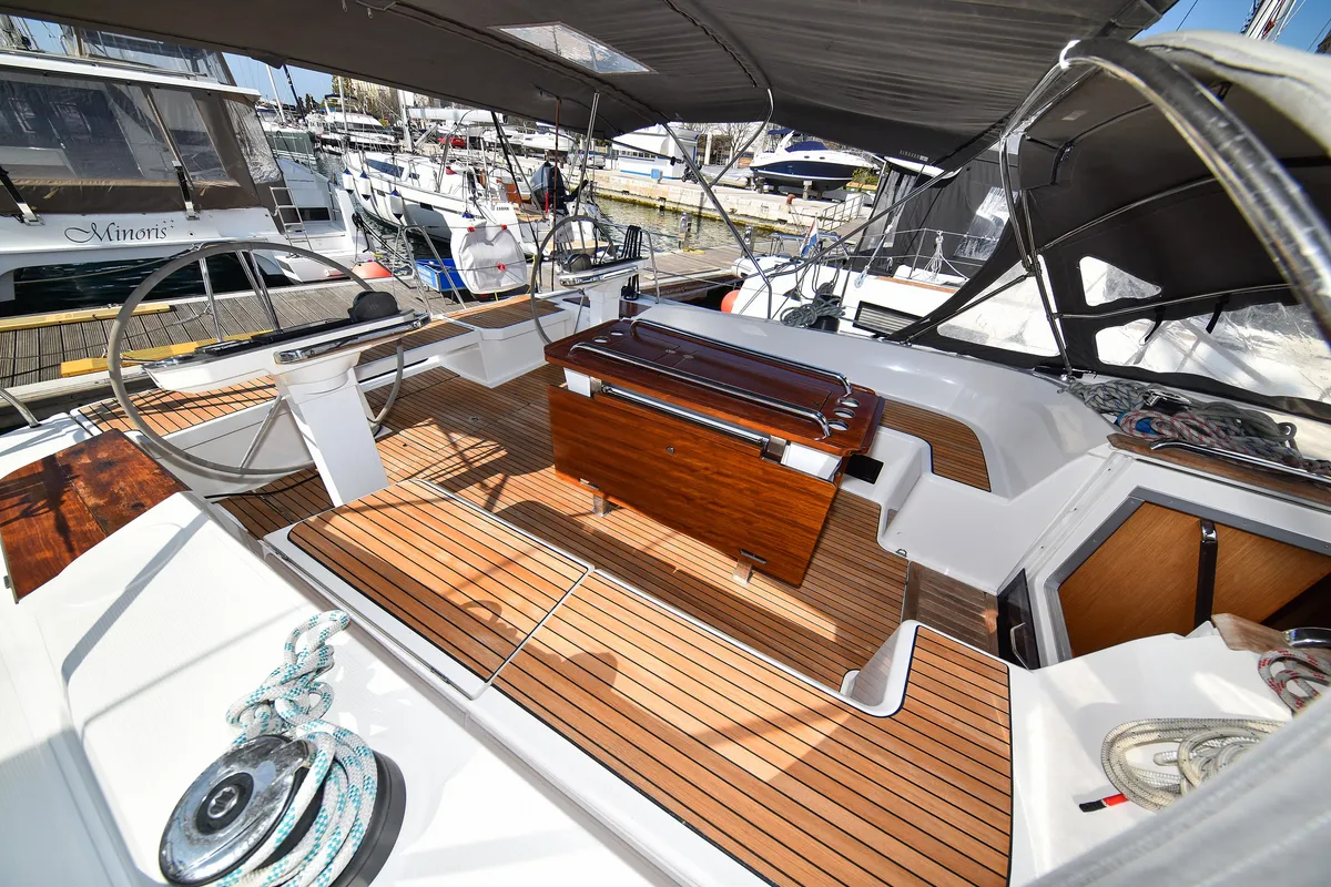 Fat Boy, a Bavaria Cruiser 56 sailboat at Zadar, Croatia