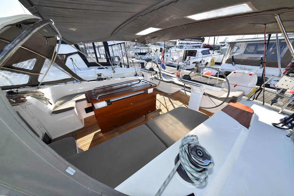 Fat Boy, a Bavaria Cruiser 56 sailboat at Zadar, Croatia