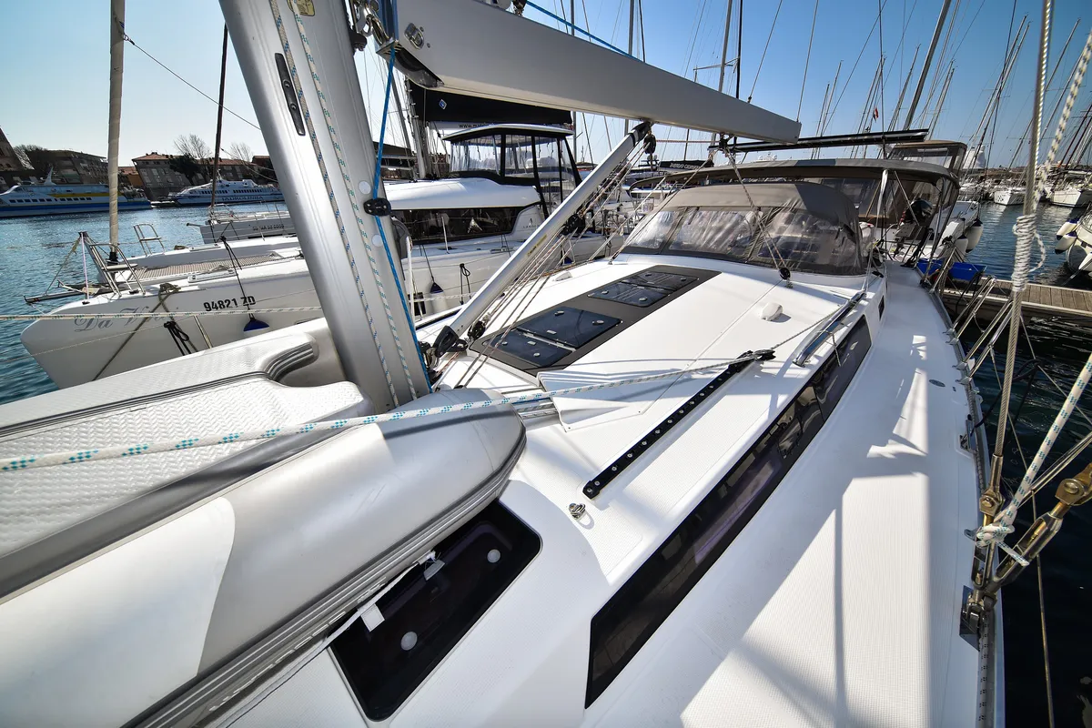 Fat Boy, a Bavaria Cruiser 56 sailboat at Zadar, Croatia