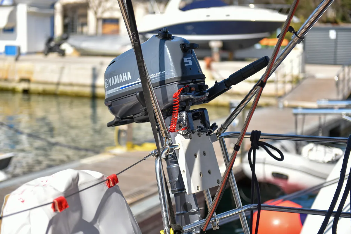 Fat Boy, a Bavaria Cruiser 56 sailboat at Zadar, Croatia