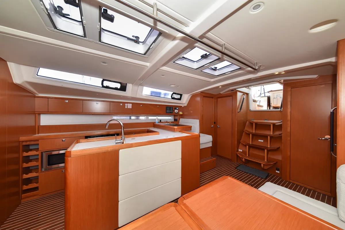 Fat Boy, a Bavaria Cruiser 56 sailboat at Zadar, Croatia