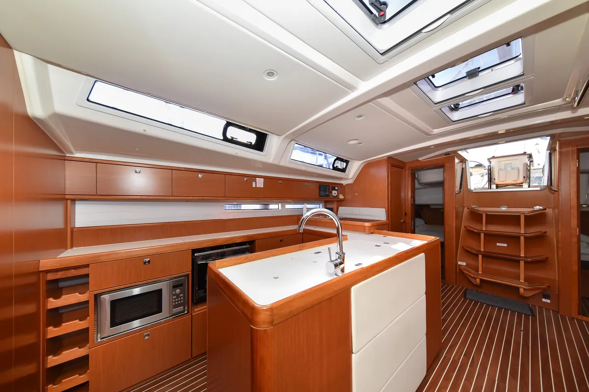 Fat Boy, a Bavaria Cruiser 56 sailboat at Zadar, Croatia