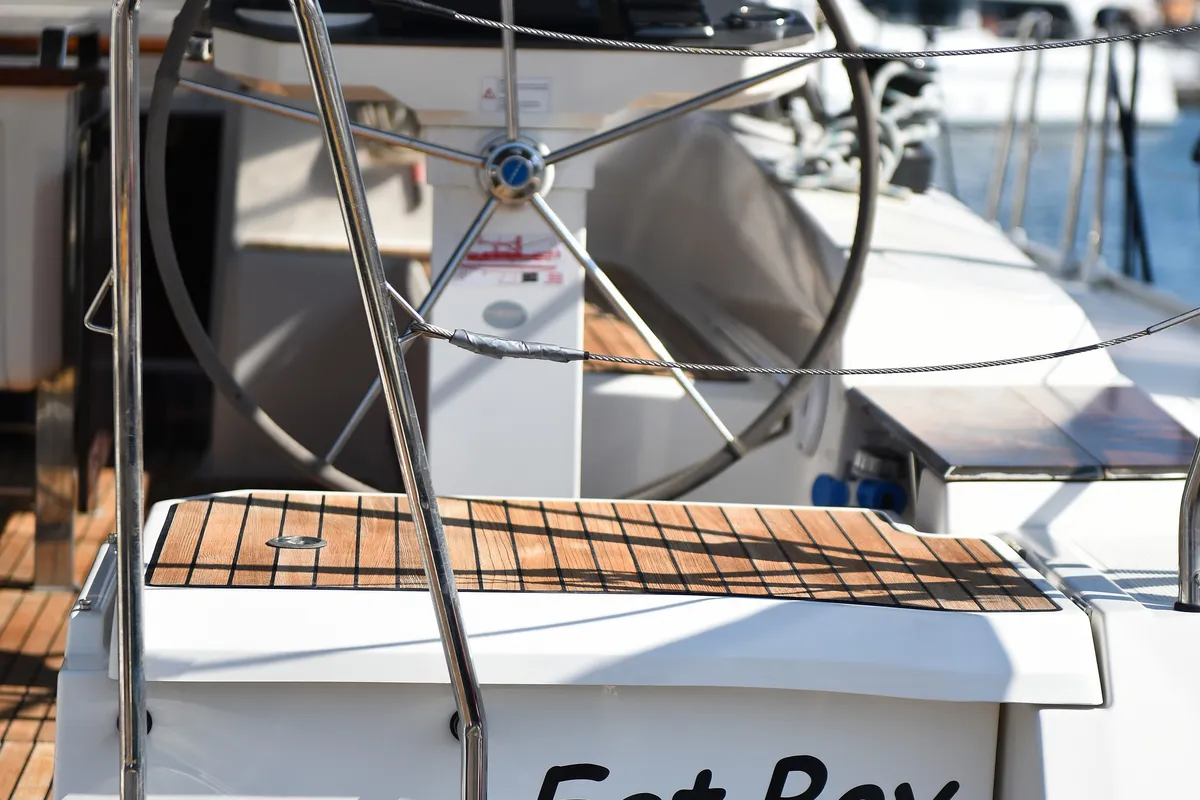 Fat Boy, a Bavaria Cruiser 56 sailboat at Zadar, Croatia