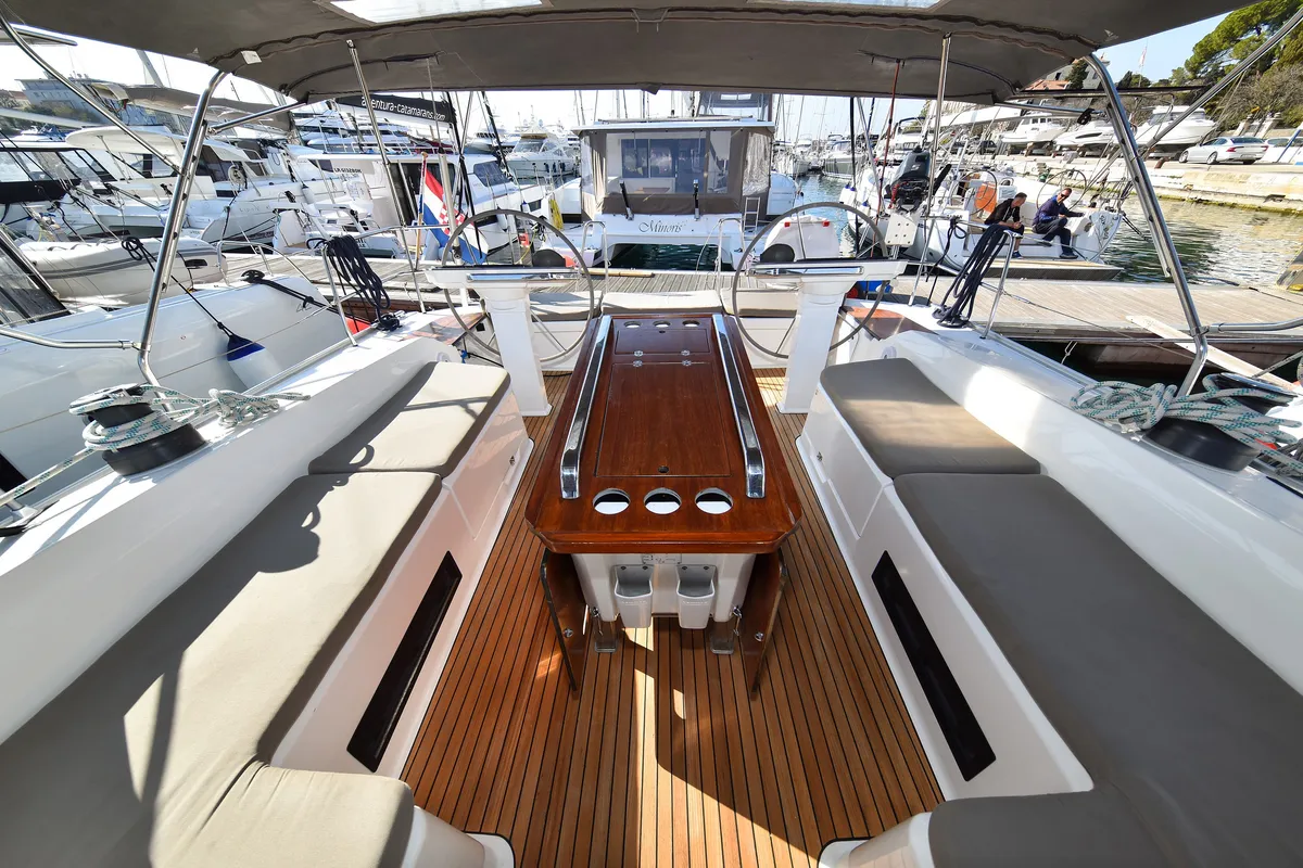 Fat Boy, a Bavaria Cruiser 56 sailboat at Zadar, Croatia