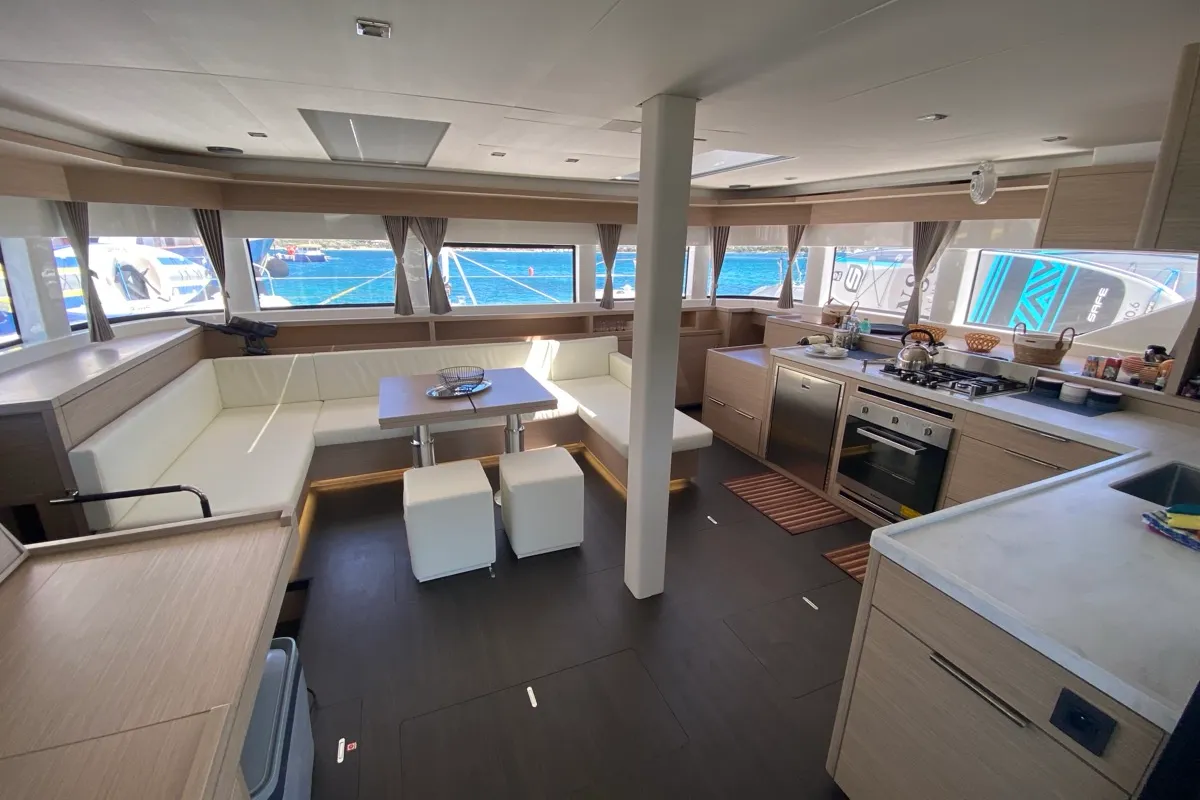 Salon of The Moon (GND), a Lagoon 55 catamaran at St. George's, Grenada