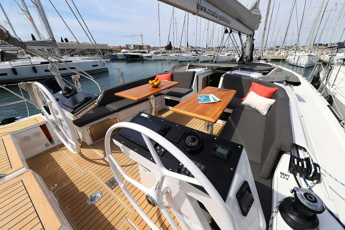 Prima Vera, a Hanse 460 sailboat at Općina Sukošan, Croatia