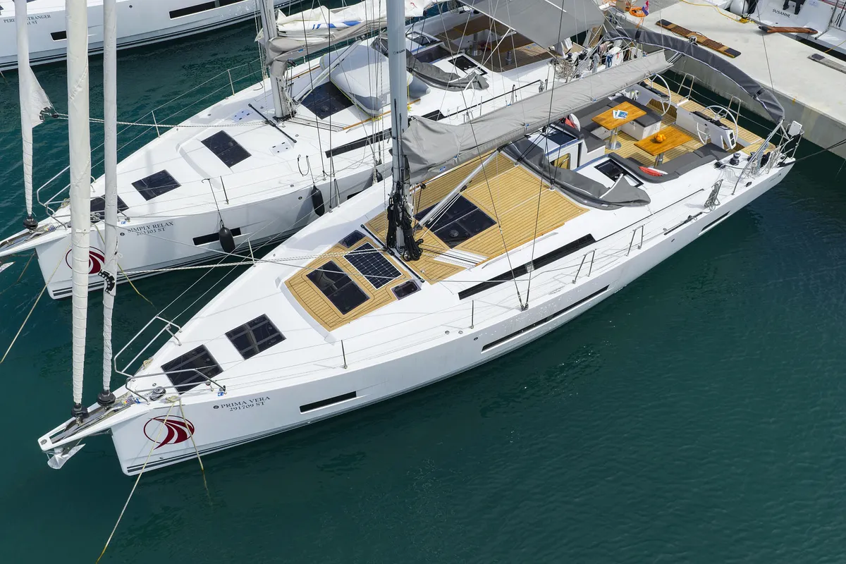 Prima Vera, a Hanse 460 sailboat at Općina Sukošan, Croatia