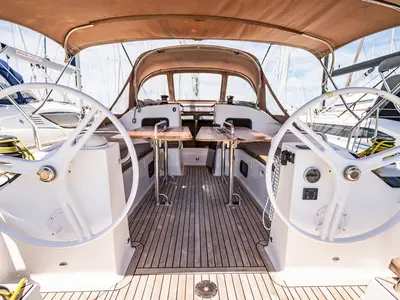 Seraphim, a Elan Impression 45.1 sailboat at Pirovac, Croatia