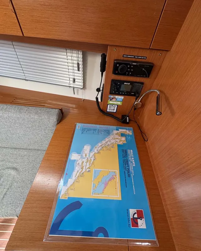 A.HO.I. two, a Bavaria C42 sailboat at Grad Trogir, Croatia