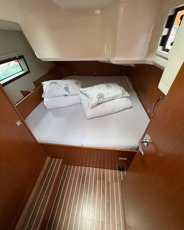 Cabin on A.HO.I. two, a Bavaria C42 sailboat at Grad Trogir, Croatia