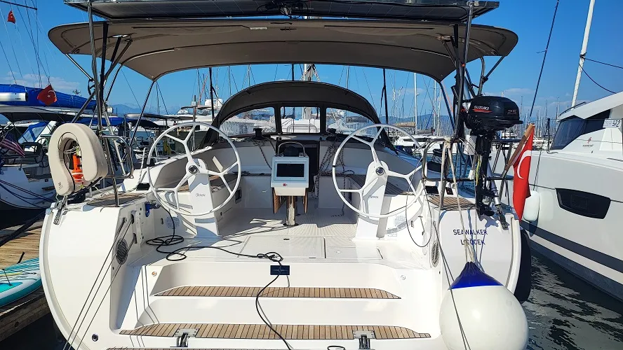 Seawalker, a Bavaria Cruiser 51 sailboat at Fethiye, Turkey