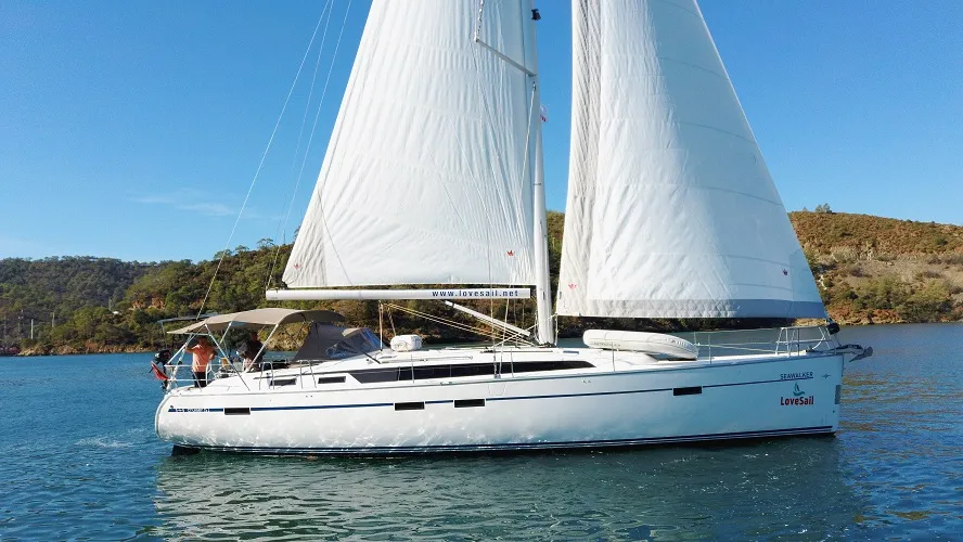 Seawalker, a Bavaria Cruiser 51 sailboat at Fethiye, Turkey