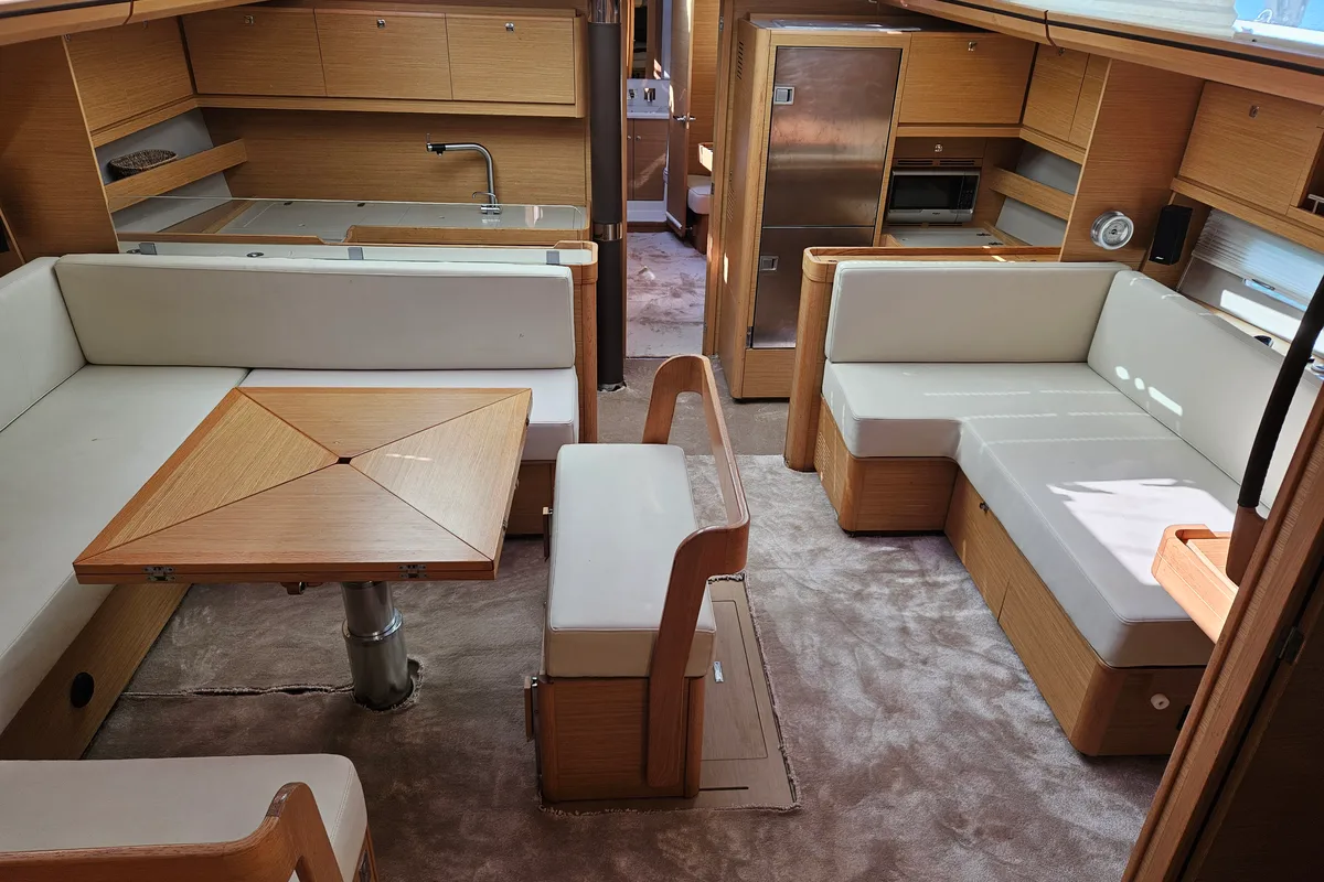 Alpina, a Dufour 56 Exclusive sailboat at Pirovac, Croatia