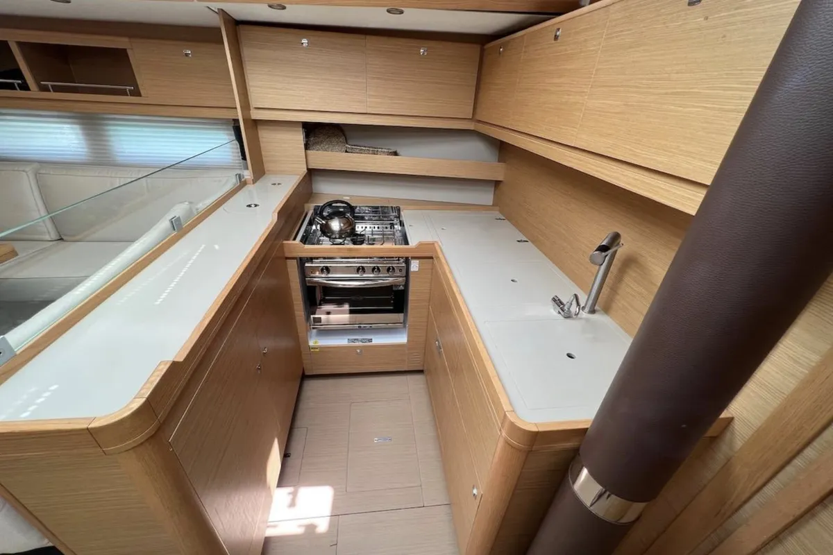 Alpina, a Dufour 56 Exclusive sailboat at Pirovac, Croatia