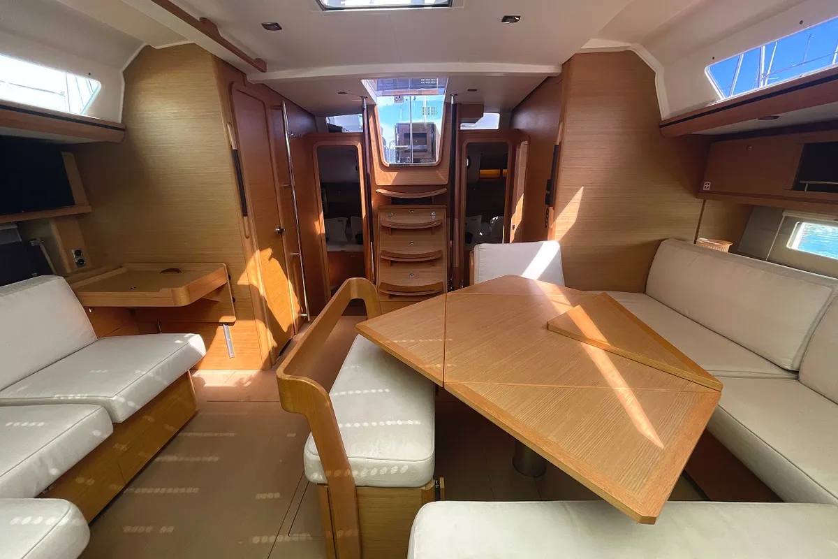 Alpina, a Dufour 56 Exclusive sailboat at Pirovac, Croatia