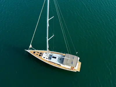 Alpina, a Dufour 56 Exclusive sailboat at Pirovac, Croatia