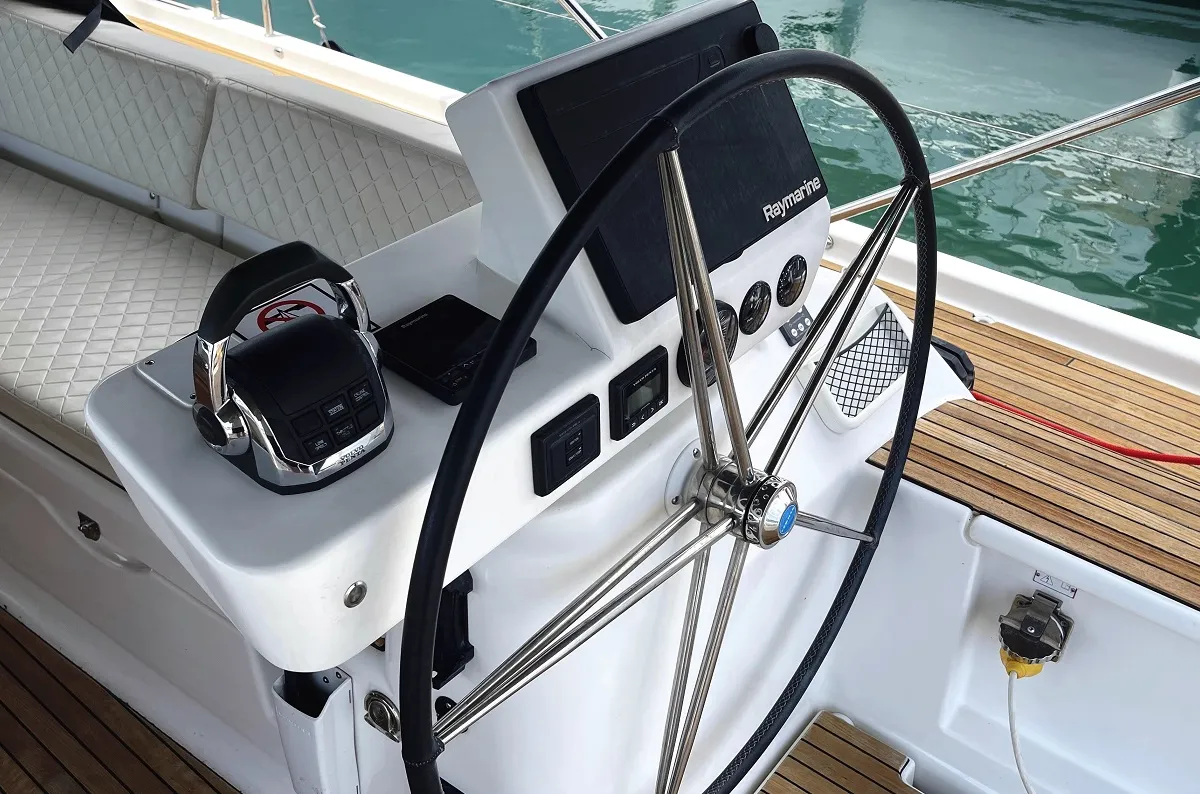 Alpina, a Dufour 56 Exclusive sailboat at Pirovac, Croatia