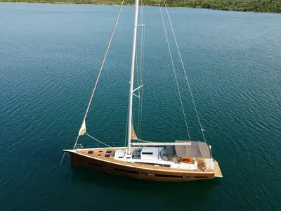 Alpina, a Dufour 56 Exclusive sailboat at Pirovac, Croatia