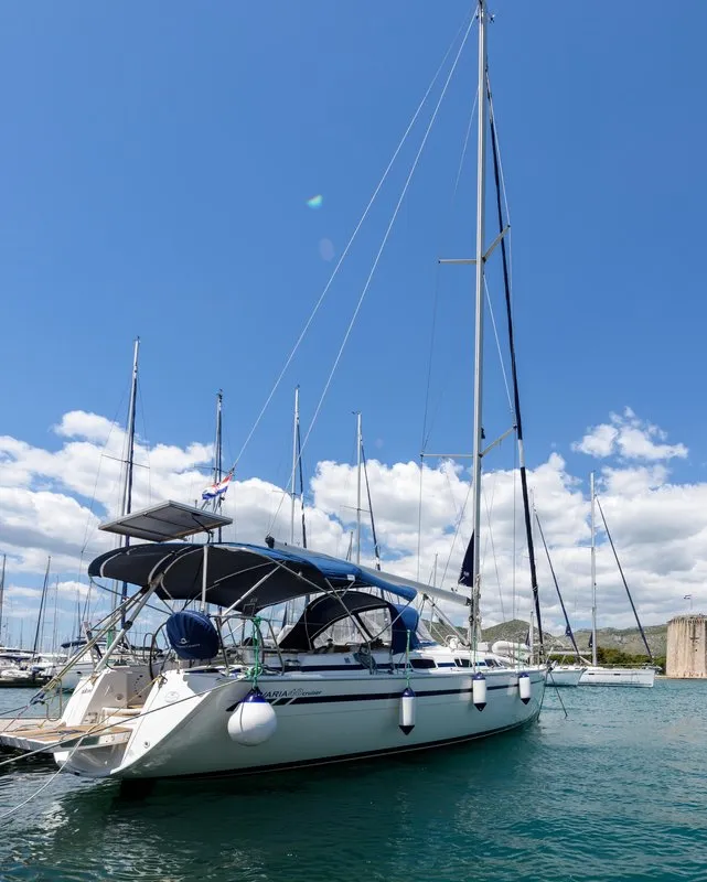 Sugar Bunny, a Bavaria 40 Cruiser sailboat at Grad Trogir, Croatia