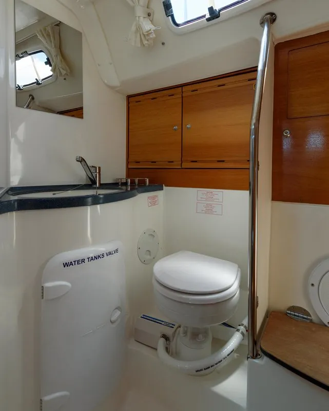 Sugar Bunny, a Bavaria 40 Cruiser sailboat at Grad Trogir, Croatia