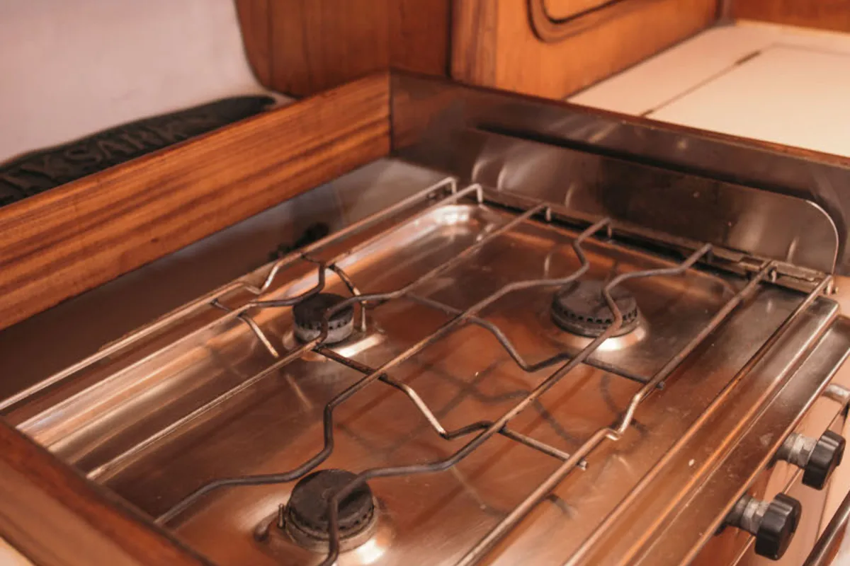 Galley of Adonis, a Beneteau 50 sailboat at Volos Municipality, Greece