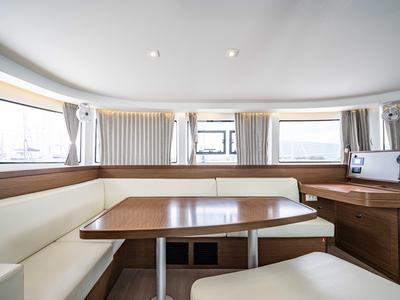 Salon of Nala, a Lagoon 42 catamaran at Municipal Unit of Lefkada, Greece