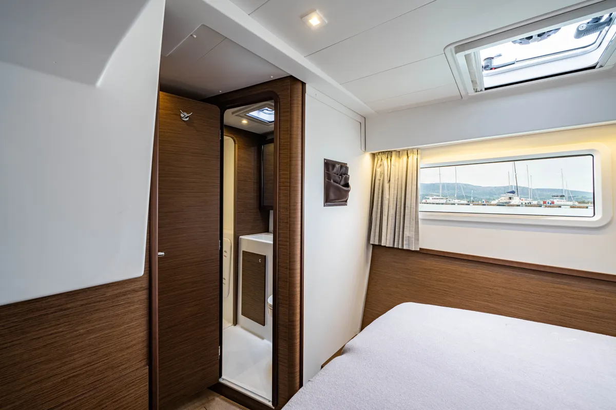 Cabin on Nala, a Lagoon 42 catamaran at Municipal Unit of Lefkada, Greece