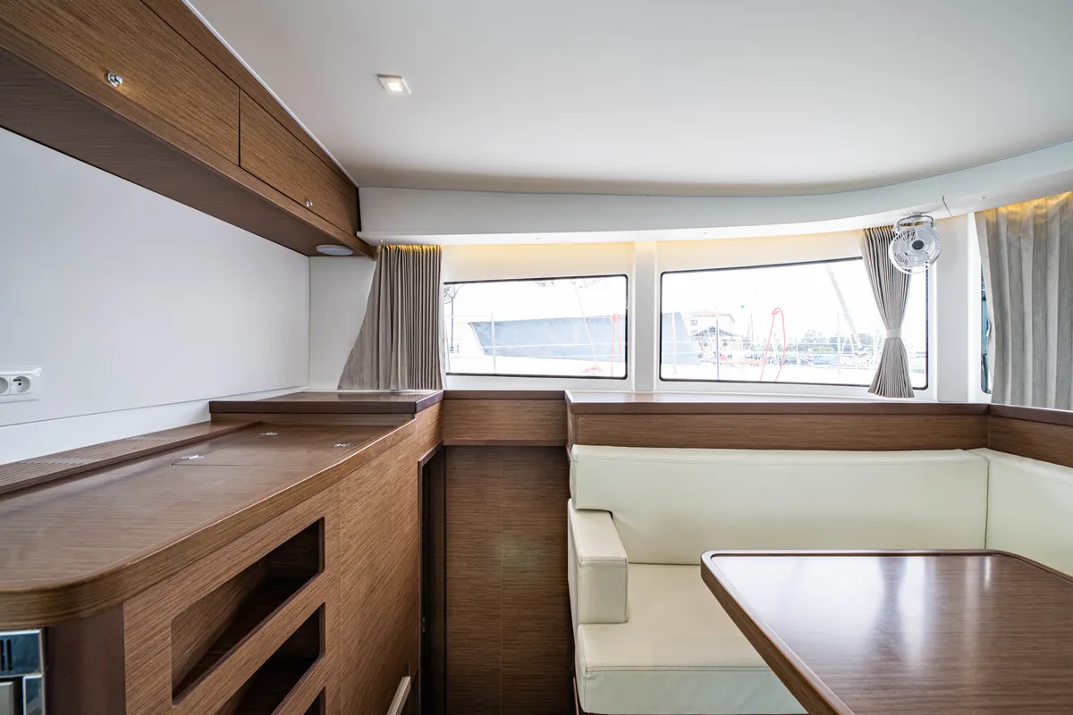 Galley of Nala, a Lagoon 42 catamaran at Municipal Unit of Lefkada, Greece