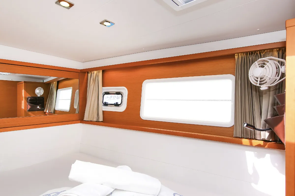 Cabin on Fenadi, a Lagoon 450 F catamaran at Grad Trogir, Croatia