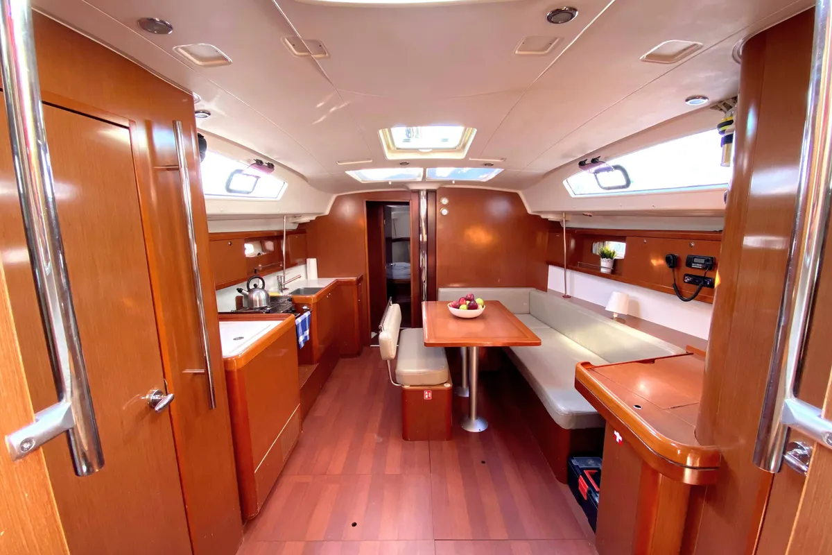 Serenity, a Beneteau Oceanis 43 sailboat at Athens, Greece