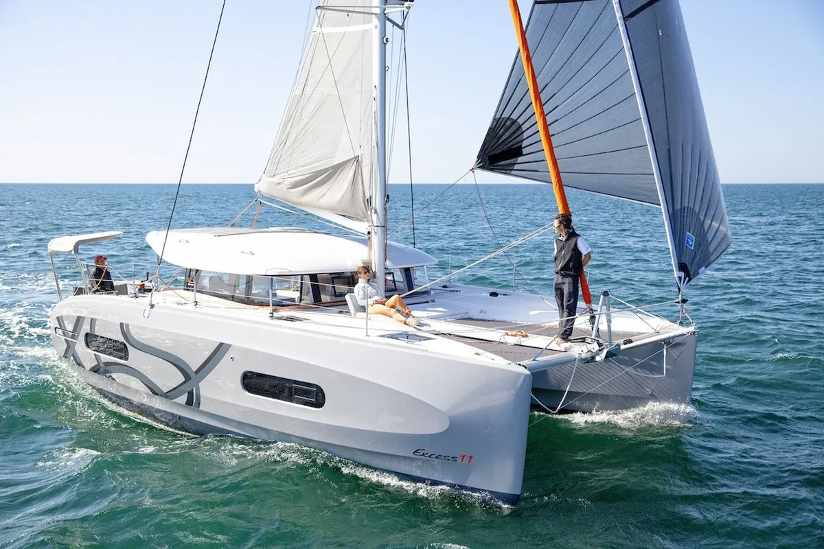 Jinsey, a Excess 11 catamaran at Seget Donji, Croatia